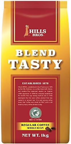 Amazon Amazon Co Jp限定 ヒルス ブレンドテイスティー コーヒー 豆 レインフォレスト アライアンス認証 1000g レギュラー 豆 Hills ヒルス コーヒー豆 通販