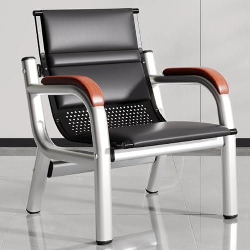 Silla de recepción para sala de espera en aeropuertos y hospitales banco de cuero