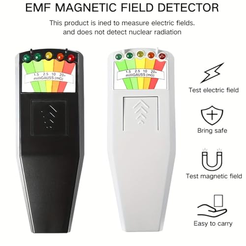 Detector EMF portátil K2 digital con 5 LEDs miniatura 4