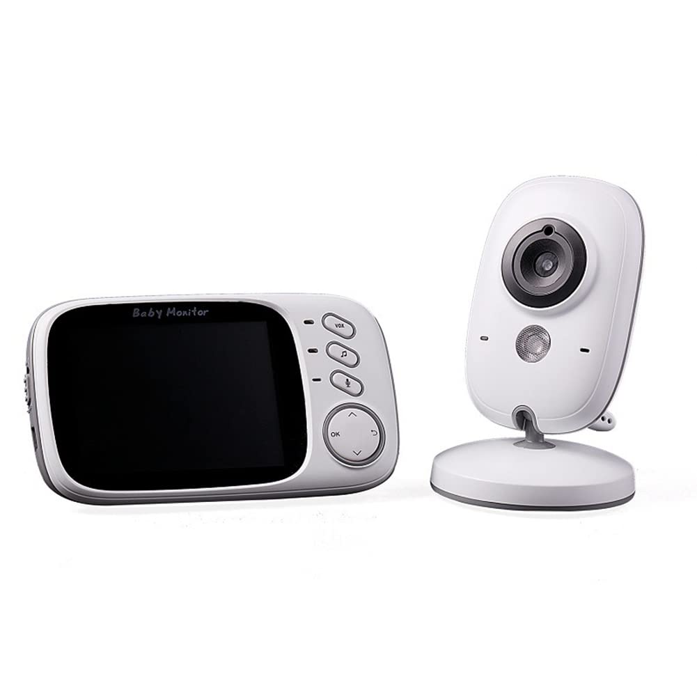 GOSIA Videomonitor ohne LCD, Farbe, 3,2 Zoll, Nachtsicht, 5 m, Monitor für Kindermädchen, Video, ohne für Bebek Lullabies Überwachung VB603 EU-Stecker