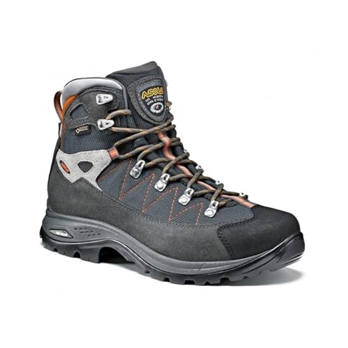 ASOLO Men's FINDER GV Water-Resistant Breathable Lightweight Cushioned Suede High Ankle Trekking Hiking Boots | Leather Cap