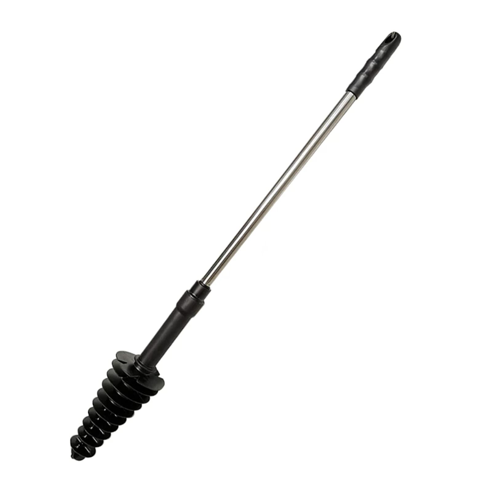 Roxnvm Black Toilet Plunger, Toilet Clog, Toilet Unblocker, Toilet Dredge Tool, Toilet Plunger With Flexible Rubber Head And Stainless Steel Handle, Powerful, Effective, Designed For Siphon Toilets (Black)