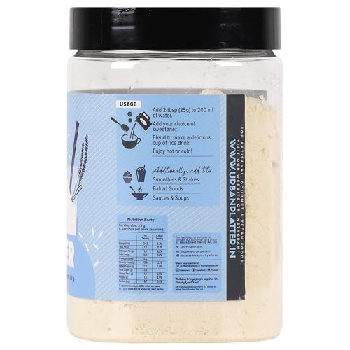 Vegan Rice Milk Powder 200G / 7Oz [Creamy and Sweet Dairy-Free Milk Alternative]