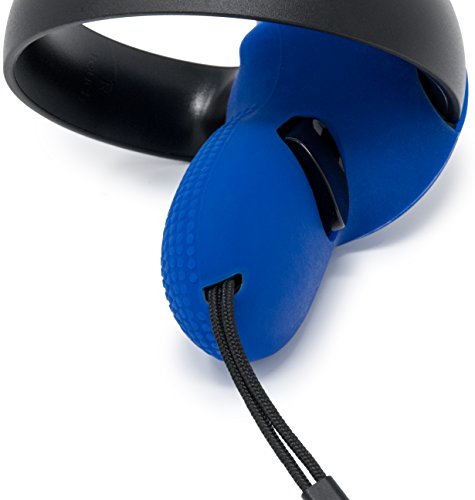 Controller Skin for Oculus Touch v1 by Asterion Products - (NOT for New Quest/Rift-S) Premium Gel Shell silicone protection covers featuring Low-Profile Friction Studs (set of 2) BLUE