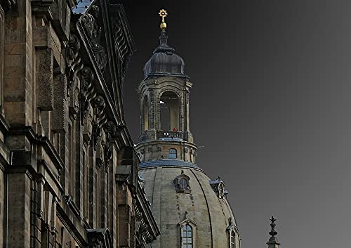 Preisvergleich Produktbild HANSEPUZZLE 61600 - Frauenkirche Puzzle 130 Teile / Religion Puzzle mit hochwertiger Puzzle Aufbewahrung: Kartonbox und wiederverschließbarem Beutel / Puzzle-Maße: 28,7 x 20 cm