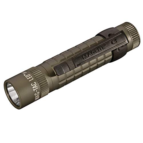 Maglite Mag-Tac Led 2-Cell Cr123 Flashlight - Plain-Bezel, Foliage Green #TOP2
