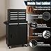 Tool Chest Drawer with Double Door and Wheels, Mechanic Tool Container with Double Door & Wheels Multi-Purpose Storage Organizer Large Capacity for Factory Warehouse Use
