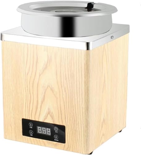 Kommerzieller automatischer Perlentopf, 3/7 l Sushi-Reis-Isolierfass, brauner Zuckerperlen-Isoliertopf mit 30–100 °C Temperaturregelung, Wärmeerhaltungsperlen, Haferbrei, Taro-Bäll