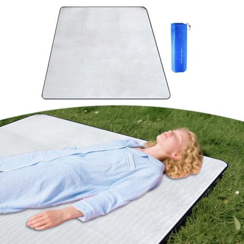 Manta de picnic plegable e impermeable con aislamiento térmico de doble cara 7