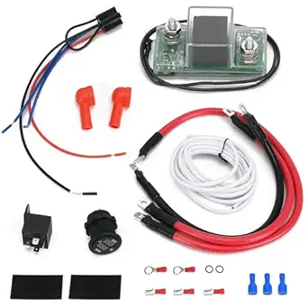 12V UTV Dual Battery Isolator Connect & Monitor Kit for Honda Pioneer and Polaris Ranger