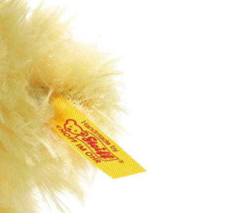 Steiff 073892 - Original Plüschtier Pipsy Küken, Soft Cuddly Friends Kuscheltier ca. 14 cm, Markenplüsch mit Knopf im Ohr, Schmusefreund für Babys von Geburt an, gelb