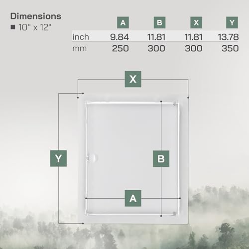 Cubierta de puerta de servicio eléctrico Vent Systems contra averías 3