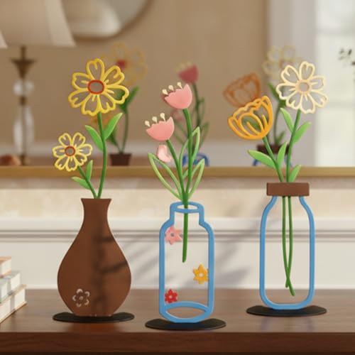 Jarrones de hierro moderno para decorar el salon y crear centros de mesa esteticos 3