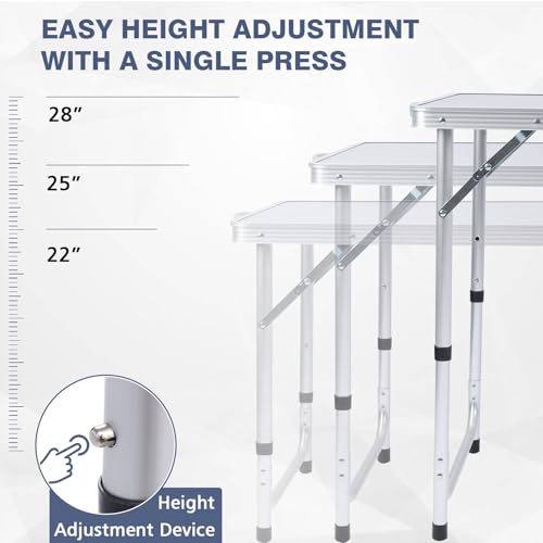 JOUYEK Camping Table Blue