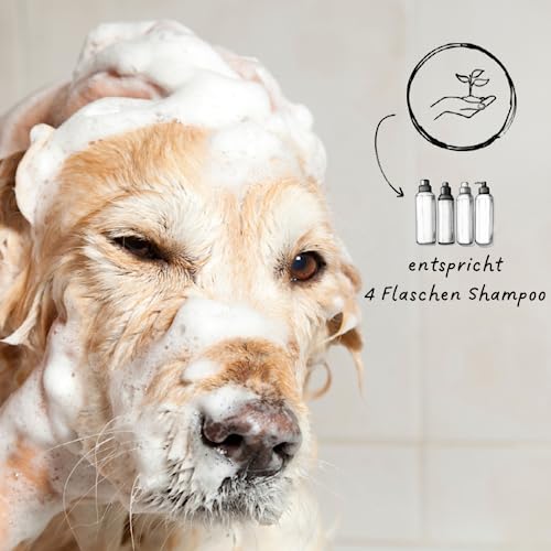 Van Snuute Fellseife 100g - Sanftes Hundeshampoo & Katzenshampoo mit Mandelöl - Allergenfreies Parfum, pH-Neutral & umweltfreundlich - Für weiches und geschmeidiges Fell - Kompostierbare Verpackung