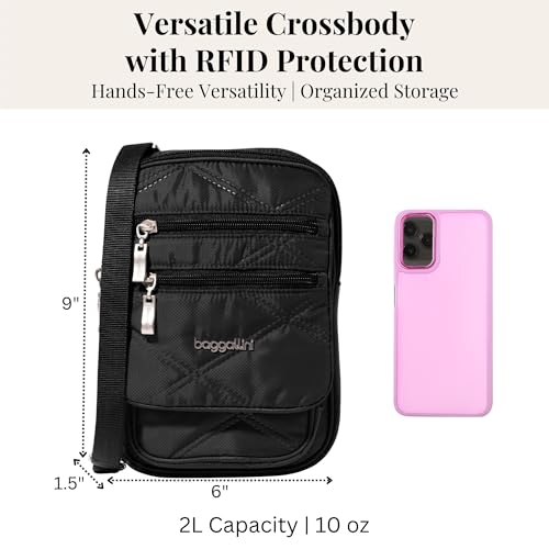 Image of Baggallini Journey Crossbody Bags for Women 9x6 Small Lightweight Travel Handbag W /RFID