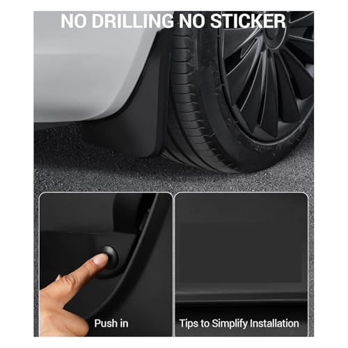 Garde-boue voiture pour Tesla pour modèle 3 Highland 2024 2025 - 3