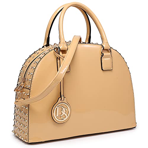 Sac à main en cuir verni pour femme idéal pour le bureau