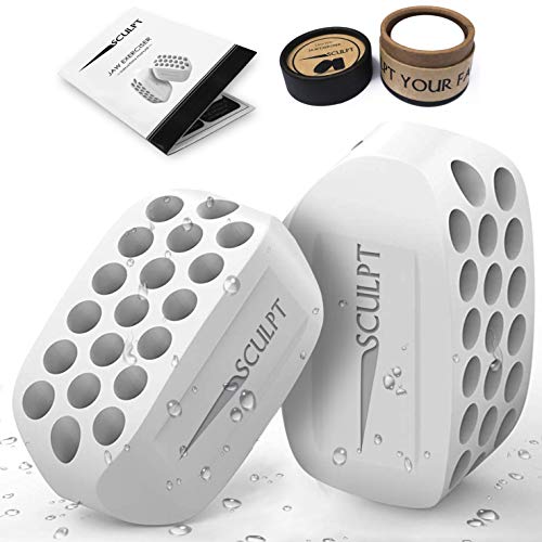 Linovit Sculpt Jaw Exerciser for Men & Women Jawline Exerciser, Jawline Shaper, Face Slimmer, Neck Exerciser, Double Chin Exerciser, Mouth Exerciser, Jaw Workoutâ€¦ (White)