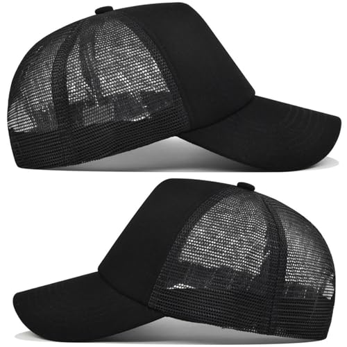 Image of 5 /6 Packs Vintage Washed Plain Baseball Cap Distressed Dad Golf Hat for Men Women