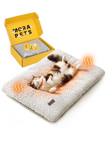 Mora Pets Self Warming Cat Bed Self Heating Cat Dog Mat Pet Pad Extra Warm