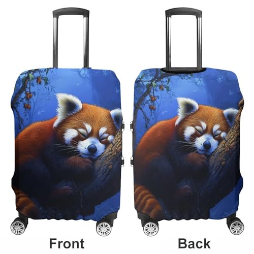 Cute Red Panda Travel Luggage Cover Suitcase Protector Baggage Covers for Men Women M3