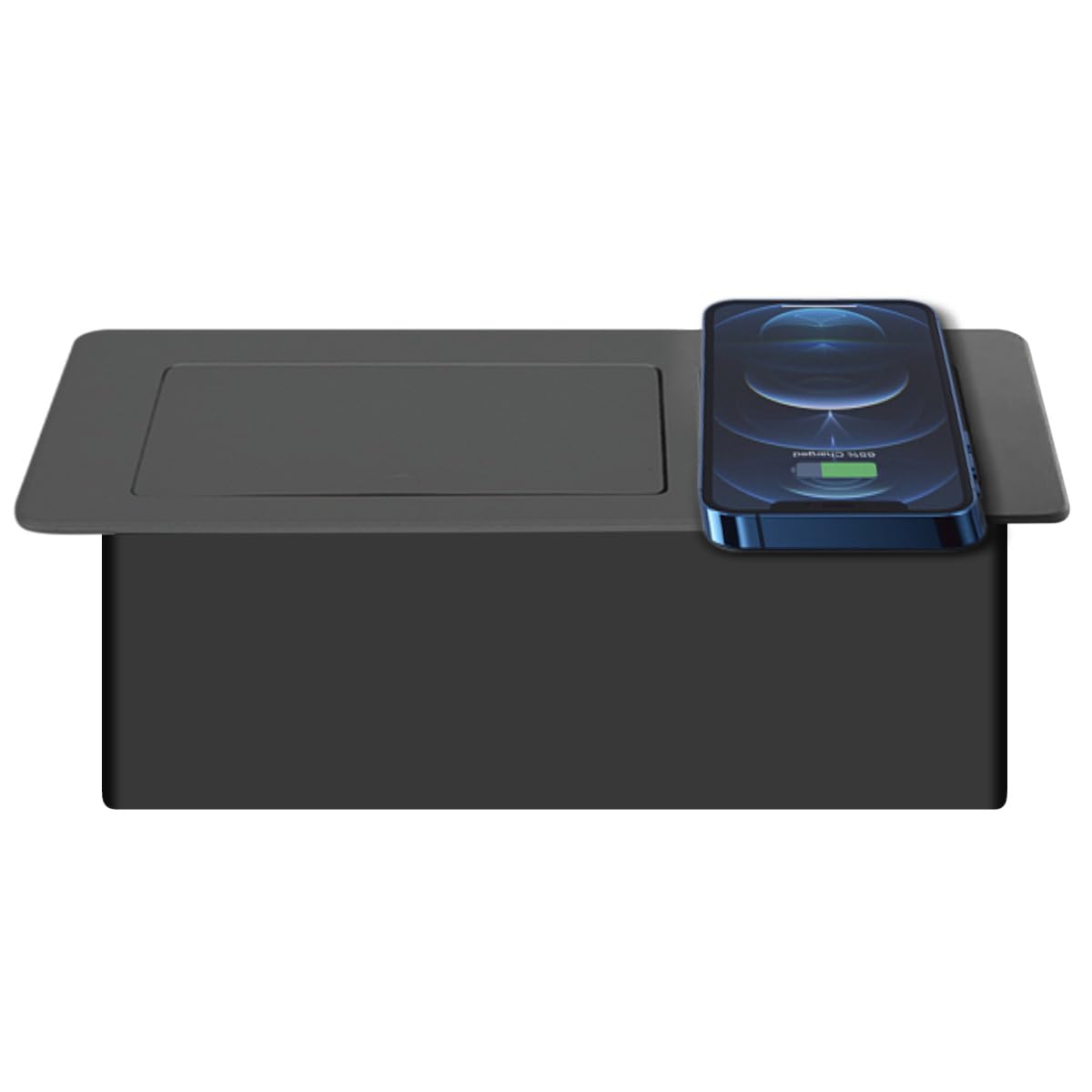 Presa Retrattile, Multipresa da Scrivania | Ciabatta multipresa nascosta, 1 USB A+ 1 USB C, con ricarica rapida wireless da 15 W, ideale per casa e/o ufficio