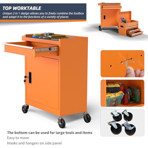 Rolling Tool Chest with Drawers