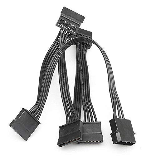 3NH® Adapter Cable Wire Hard Drive Converter Black IDE 5x SATA Line 2018 Practical-image-46