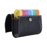 Tabletten-Organizer aus PU-Leder für 7 Tage, tragbare Tablettenbox für wöchentliche Tabletten...