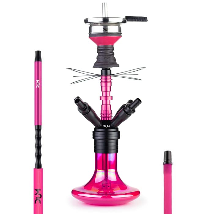 DUM Shisha Wasserpfeife Magnum Mini 2.0 Pink inklusive Zubehör