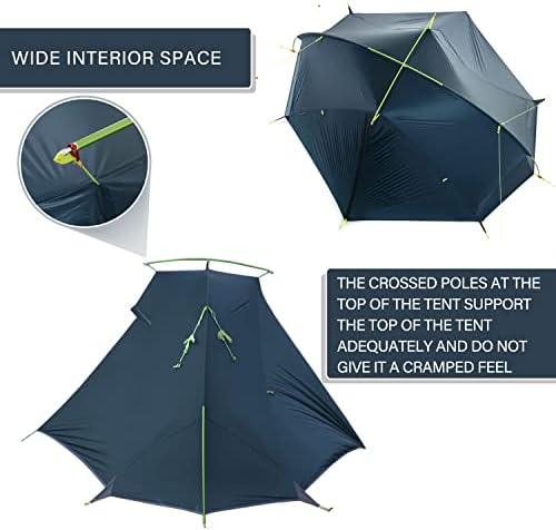 Naturehike Taga Ultralight Backpack Tent One Layer Cycling Tent For 1/2 Person