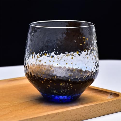 Copas de cóctel vaso de cristal con base martillada que evita vuelcos 4