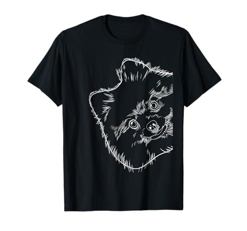 Hund Pomeranian Zwergspitz T-Shirt