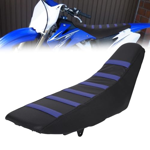 Housse de selle moto antidérapante JFG RACING bleue pour grip motocross