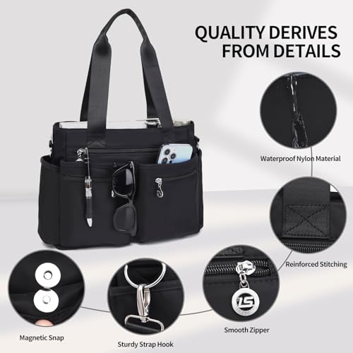 Large Tote Bag for Women, Waterproof Crossbody Purse With Multi Pockets, Shoulder Bag for Work2