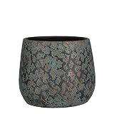Mica Decorations Clemente Blumentopf  H25,5 x Ø32 cm  Terrakotta  Kupfer
