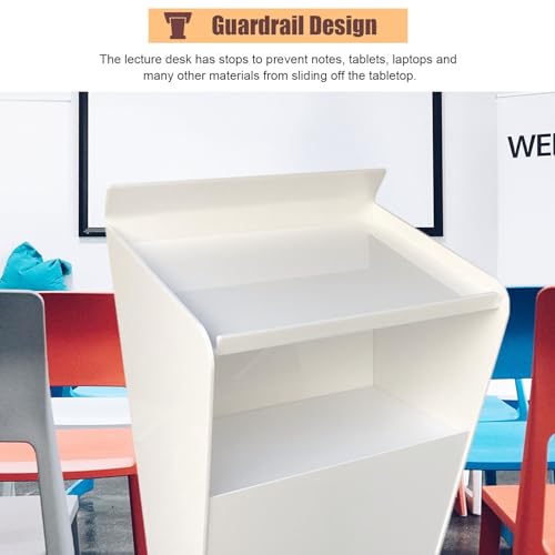 Atril acrílico negro ideal para recibir clientes en restaurantes y eventos 4