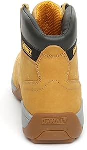 Dewalt DEWBUILDWH9 Bouwer Mens veiligheid werk Lace Up SB stalen teen enkellaarzen, 41.5 EU,Geel