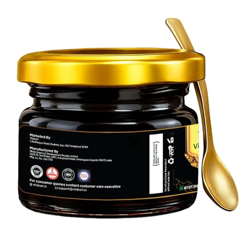 Image of Shilajit Resin for Men | Boosts Performance, Energy, Stamina & Immunity | Pure Himalayan Shilajit, 70% Fulvic Acid & 80+ Trace Minerals | 20g
