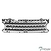 TLAPS 7422438958990 Compatible With 2006-2009 Land Rover Range Rover L322 Chrome Silver Honeycomb Mesh Front Bumper Grill Grille