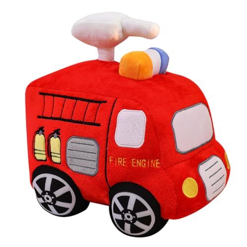 YONLIT Soft Plush Fire Engine toy
