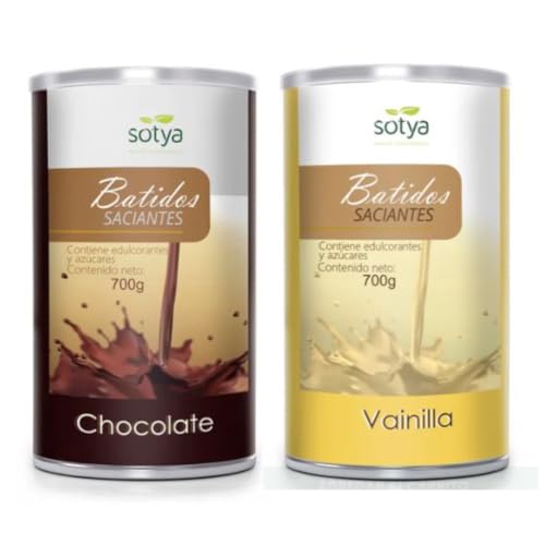 PACK BATIDO 2 SABORES CHOCOLATE Y VAINILLA