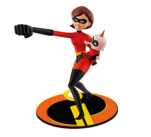 Figuras de Los Increíbles 2 sin PVC juego de 5 figuras para niños 4