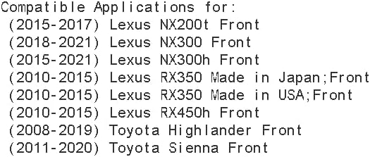 Miniatura 5 de R1 Concepts Kit Frenos y Rotores Delanteros  Pastillas de Freno Delantero Rotores y Pastillas de Freno Pastillas y Rotores de Freno Cerámicos  Kit