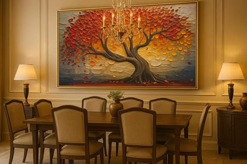 Lienzo para pintar y decorar habitaciones con láminas de otoño 2