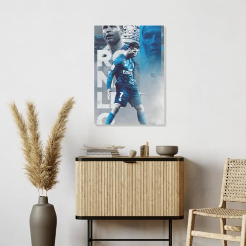 Good Hope Ronaldo CR7 Poster 12x18 inch For wall decoration home bedroom living room Paintings Hostel Boys Motivational Poster Frame Football Wall Art Bedroom, Sports Office Soccer Star Print