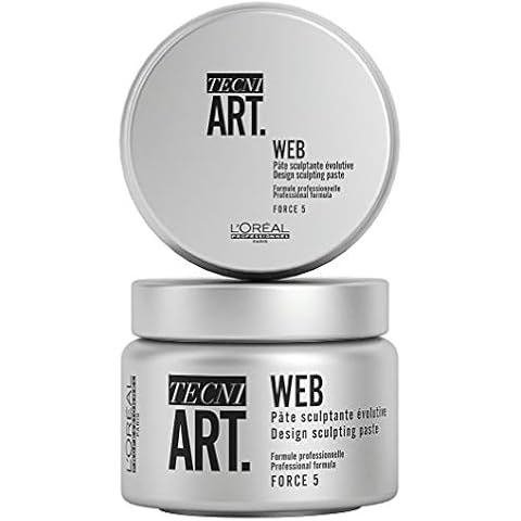 L'Oréal Professionnel Paris Tecni.ART Web Paste, Stylingpaste/Haarwachs, Haltfaktor 5 von 6, Clay mit starkem Halt, fixiert jede Frisur langanhaltend, Strukturpaste mit ultra langem Halt, 150 ml Cover