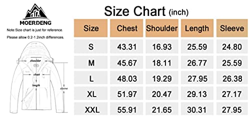 image for MOERDENG Women's Waterproof Ski Jacket Warm Winter Snow Coat Mountain 