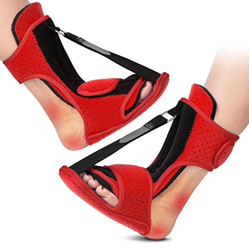 Falerel Plantar Fasciitis Night Splint: 2 Pack Of Foot Brace For Foot Pain Relief By Plantar Fasciitis Achilles Tendinitis | Provide Optimal Comfort & Support Intensity | Easy Use & Both For Men Women #TOP25